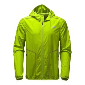 Mens New North Face Ampere Wind Trainer Jacket Size Medium Chive Green